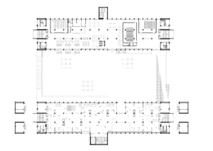 František Bartoš Regional Library Zlín building architecture design plan