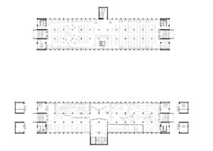 František Bartoš Regional Library Zlín building architecture design plan