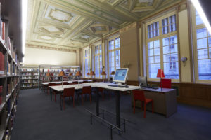 Bibliothèque interuniversitaire Sorbonne library building architecture design interior view