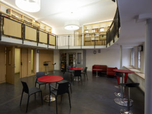 Bibliothèque interuniversitaire Sorbonne library building architecture design interior view