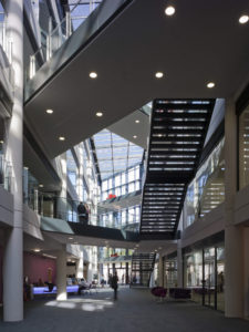 Augustine House Library Canterbury Christ Church University building architecture design interior view