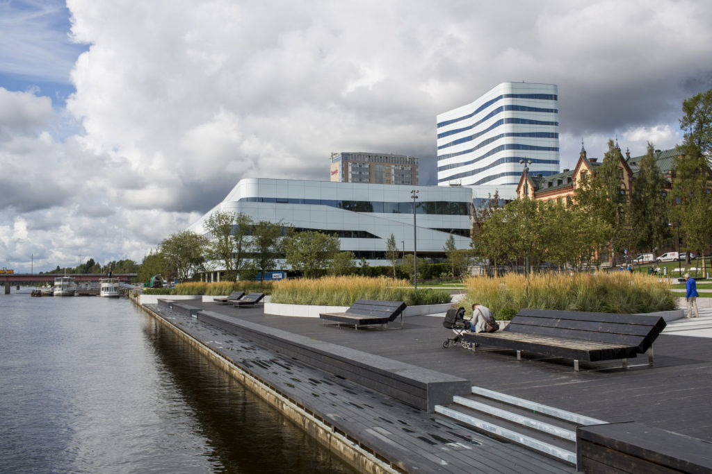 Umeå City Library building architecture design exterior view