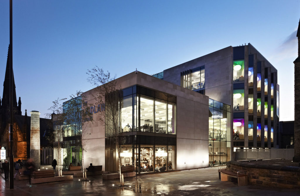 Laidlaw Library University Leeds building architecture design exterior view