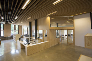 La Ginesta Begues library building architecture design interior view