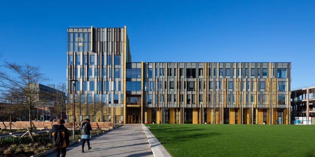 Main Library University of Birmingham building architecture design exterior view