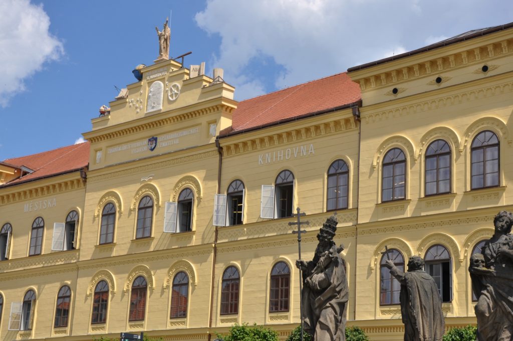 Písek Municipal Library building architecture design exterior view