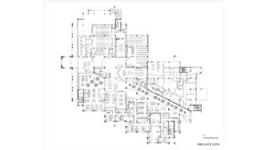 McClay Library Queen’s University Belfast building architecture design plan