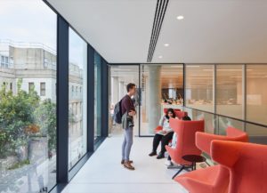 RCSI Royal College of Surgeons in Ireland Dublin library building architecture design interior view