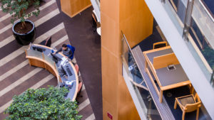 McClay Library Queen’s University Belfast building architecture interior view