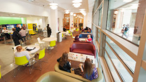 McClay Library Queen’s University Belfast building architecture design interior view