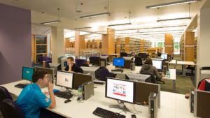 McClay Library Queen’s University Belfast building architecture design interior view