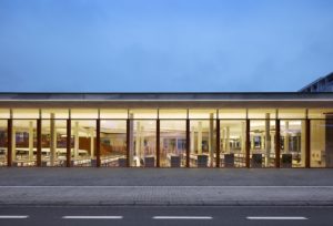 Waregem public library building architecture design exterior view