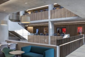 UCL Student Centre London library building architecture design interior view