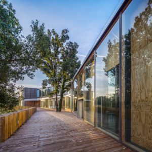 La Ginesta Begues library building architecture design exterior view