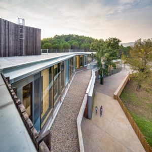 La Ginesta Begues library building architecture design exterior view