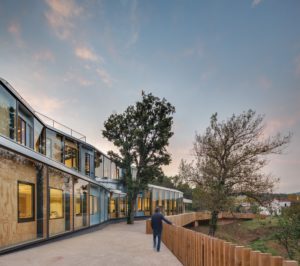 La Ginesta Begues library building architecture design exterior view